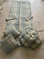 Highland check curtains for sale  BACUP