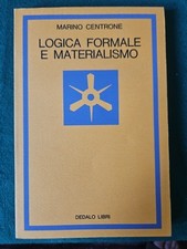 Logica formale materialismo usato  Firenze