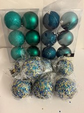 Christmas sequin baubles for sale  LLANELLI
