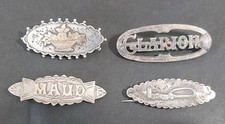 Four antique hallmarked for sale  BELPER