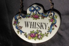 Porcelain whisky decanter for sale  LUTON