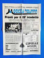 Hockey novara febbraio usato  Italia