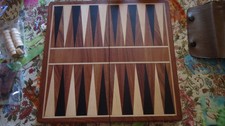 Jeu backgammon bois d'occasion  Chaulnes