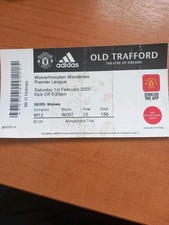 Ticket man utd for sale  LONDON