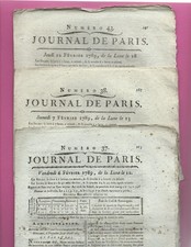 1789 journal paris d'occasion  Sochaux