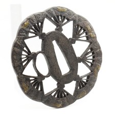Tsuba folding fan d'occasion  Expédié en Belgium