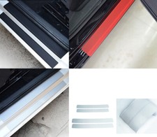 4 peças protetor de entrada de porta de carro de fibra de carbono protetor à prova de riscos soleira adesivo arranhão comprar usado  Enviando para Brazil