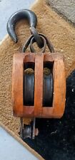 Vintage wooden pulley for sale  Decatur