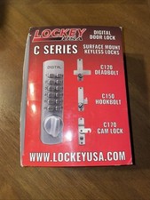 Fechadura de porta digital sem chave Lockey C120 C Series montagem em superfície CAIXA ABERTA NÃO USADA comprar usado  Enviando para Brazil