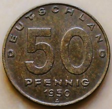 Ddr pfennig 1950 gebraucht kaufen  Brieskow-Finkenheerd