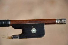 Old FRENCH CELLO BOW, signed P. SERDET A PARIS circa 1900, silver and pernambouc comprar usado  Enviando para Brazil