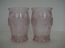 Pink embossed glassware for sale  Burnsville