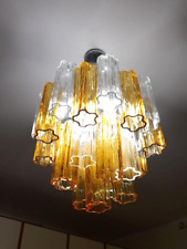 Venini chandelier bicolor usato  Roma