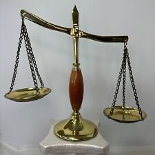 Scales justice brass for sale  Moweaqua