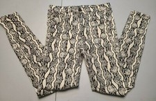 Usado, Legging feminina Wild Fable tamanho 4 (28x28) estampa de pele de cobra skinny stretch comprar usado  Enviando para Brazil