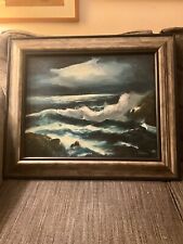 Moonlit sea framed for sale  Woodside