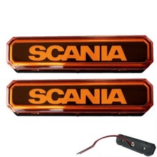 2x Luzes indicadoras laterais LED 12/24V chassi de caminhão Scania reboque de caminhão comprar usado  Enviando para Brazil