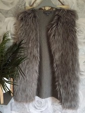 Grey faux fur for sale  STOKE-ON-TRENT