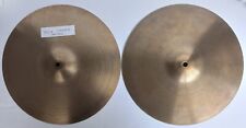 Zildjian 14" Hi-Hat Par de Pratos Vintage Anos 1960 Anos 50 Bateria 1260G/802G Rachada comprar usado  Enviando para Brazil