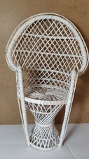 Vintage white wicker for sale  Lambertville