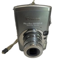 Câmera Digital Canon PowerShot SD 700 IS Digital ELPH 6.0MP 4x - Prata, Carregador, usado comprar usado  Enviando para Brazil