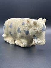 Becerro reclinado de piedra caliza objeto votivo arte raro 3000-BC segunda mano  Embacar hacia Mexico
