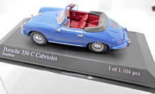Porsche 356 C Cabriolet Emailblau 1:43 Minichamps 430 062336 limit. 1104 Stück comprar usado  Enviando para Brazil