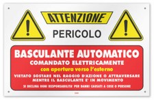 Cartello alluminio 30x20 usato  Due Carrare
