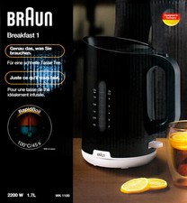 Braun wk1100bk wasserkocher gebraucht kaufen  Berlin