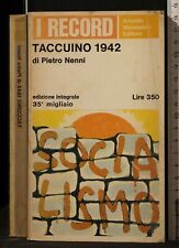 Taccuino 1942. pietro usato  Ariccia