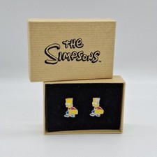 Simpsons cufflinks bart for sale  ABERGELE