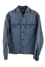 Blue denim overshirt for sale  SITTINGBOURNE