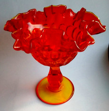 Red glass stemmed for sale  Palm Coast