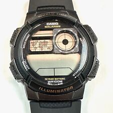 Relógio masculino digital CASIO Illuminator 3198 AE-1000W hora mundial - precisa de bateria comprar usado  Enviando para Brazil