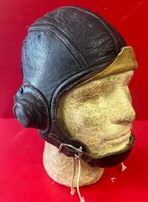 Usado, CAPACETE VOADOR DE COURO TIPO 1092 USMC/USN com fones de ouvido comprar usado Usado, CAPACETE VOADOR DE COURO TIPO 1092 USMC/USN com fones de ouvido comprar usado  Enviando para Brazil
