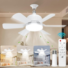 Lámpara de ventilador con enchufe y controle remoto, usado comprar usado  Enviando para Brazil