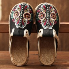 Leisure Women's Ethnic Style Slippers, Ancient Style Embroidered Slippers comprar usado  Enviando para Brazil