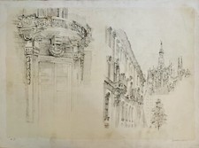 Bellissima litografia natale usato  Lecco