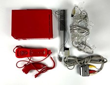 Zestaw konsoli Nintendo Wii Red RVL-001 PRZETESTOWANY PAL I AUTENTYCZNY na sprzedaż  PL