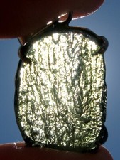 Moldavite sterling silver for sale  Tucson