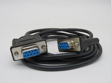 Usado, Cabo DB9 fêmea para macho 9 pinos conector RS232 6 pés cabo de transferência de dados preto comprar usado  Enviando para Brazil