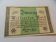 Notgeld milliarden thüringer gebraucht kaufen  Saalfeld/Saale