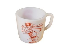 Caneca de vidro leitoso Westfield vintage 1966 Batman & Robin 3+ polegadas comprar usado  Enviando para Brazil