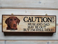 Labrador warning sign for sale  WISBECH