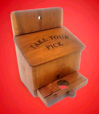 Vintage wood toothpick for sale  Spencer