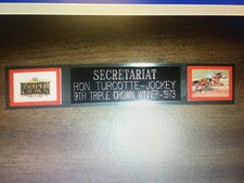 Secretariat nameplate photo for sale  Tobyhanna