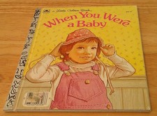 When You Were a Baby by Hayward Hard Cover Book 1982 Little Golden Book comprar usado  Enviando para Brazil