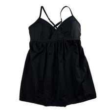 Tanque de ensaio Lululemon tamanho 8 preto cisne babydoll estúdio de dança ioga atlética comprar usado  Enviando para Brazil