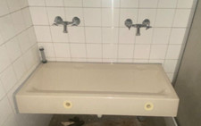 Waschrinnen waschbecken sozial gebraucht kaufen  Bremen