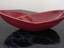 Oval burgundy coffee for sale  LEICESTER